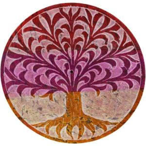 imageHandcrafted Soapstone Incense Holder for Yoga and Meditation  4 Inches Made in India OMTree of Life