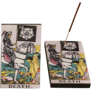 imageSOUL STICKS 3 x 5 Tarot Card Wood Incense Stick Burner Ash Catcher JudgementDeath