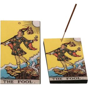 imageSOUL STICKS 3 x 5 Tarot Card Wood Incense Stick Burner Ash Catcher JudgementThe Fool