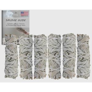 imageSOUL STICKS 4 Inch 3 Pack Organic White Sage Smudge Smudging Sticks  Bulk Quantities for Home Cleansing Good Energy Meditation ampamp Smudging Rituals  Sustainably Sourced California White Sage Bundle6