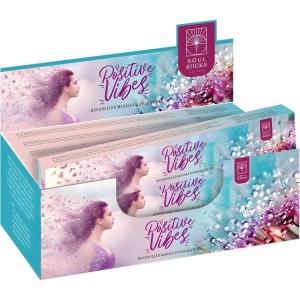 imageSOUL STICKS HandRolled Incense Sticks Mystic Spirit Blends 180 Gram 12 Pack Box  100 Natural Masala Incense Organic Home Fragrance Agarbatti Tibetan MonasteryPositive Vibes Incense