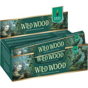 imageSOUL STICKS HandRolled Incense Sticks Mystic Spirit Blends 180 Gram 12 Pack Box  100 Natural Masala Incense Organic Home Fragrance Agarbatti Tibetan MonasteryWild Wood Incense