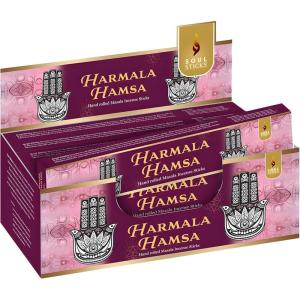 imageSOUL STICKS HandRolled Incense Sticks Mystic Spirit Blends 180 Gram 12 Pack Box  100 Natural Masala Incense Organic Home Fragrance Agarbatti Tibetan MonasteryHarmala Hamsa Incense