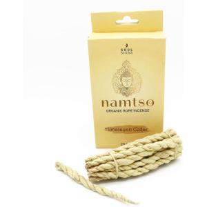 imageSOUL STICKS Namtso Tibetan Handmade Rope Incense 20 Sticks Handrolled Himalayan Lokta Paper Incense 4 Inch Positive VibesCedar