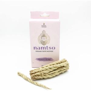 imageSOUL STICKS Namtso Tibetan Handmade Rope Incense 20 Sticks Handrolled Himalayan Lokta Paper Incense 4 Inch Positive VibesDesert Rose