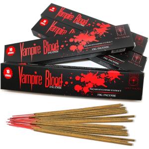 imageSOUL STICKS Vampire Blood Fragrance Incense Sticks 4 Pack Each 15 Grams Natural Fragrance Incense Agarbatti  Fragrant Smoke for Calming Home Aromatherapy for Meditation Yoga ampamp Stress Relief