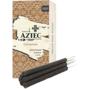 imageSoul Sticks Aztec Cinnamon Resin Incense Sticks 90 Hrs Burn Time  100 Natural HandRolled ampamp SlowBurning 6 Pcs Artisan Blend for Yoga Meditation Relaxation Aromatherapy SandalwoodCinnamon