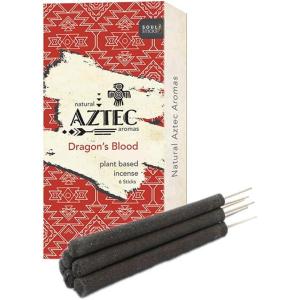 imageSoul Sticks Aztec Cinnamon Resin Incense Sticks 90 Hrs Burn Time  100 Natural HandRolled ampamp SlowBurning 6 Pcs Artisan Blend for Yoga Meditation Relaxation Aromatherapy SandalwoodDragon Blood