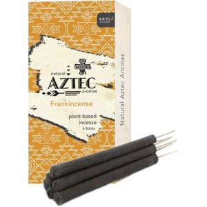 imageSoul Sticks Aztec Cinnamon Resin Incense Sticks 90 Hrs Burn Time  100 Natural HandRolled ampamp SlowBurning 6 Pcs Artisan Blend for Yoga Meditation Relaxation Aromatherapy SandalwoodFrankincense