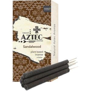 imageSoul Sticks Aztec Cinnamon Resin Incense Sticks 90 Hrs Burn Time  100 Natural HandRolled ampamp SlowBurning 6 Pcs Artisan Blend for Yoga Meditation Relaxation Aromatherapy SandalwoodSandalwood