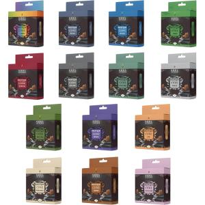imageSoul Sticks Backflow Incense Cones Variety Mega Pack for Backflow Burners  Set of Natural Scented Backflow Cones 14 Pack14 Pack