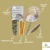 imageAncient VEDA Sage Smudge Kit  Cedar Sweetgrass ampamp Palo Santo Sticks Smudging Kit for Meditation Yoga Reiki Home Cleansing ampamp Aromatherapy Starter Kit Cedar SageRosemary Sage