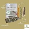 imageAncient VEDA Sage Smudge Kit  Cedar Sweetgrass ampamp Palo Santo Sticks Smudging Kit for Meditation Yoga Reiki Home Cleansing ampamp Aromatherapy Starter Kit Cedar SageRosemary Sage