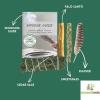 imageAncient VEDA Sage Smudge Kit  Cedar Sweetgrass ampamp Palo Santo Sticks Smudging Kit for Meditation Yoga Reiki Home Cleansing ampamp Aromatherapy Starter Kit Cedar SageCedar Sage
