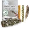 imageAncient VEDA Sage Smudge Kit  Cedar Sweetgrass ampamp Palo Santo Sticks Smudging Kit for Meditation Yoga Reiki Home Cleansing ampamp Aromatherapy Starter Kit Cedar SageRosemary Sage