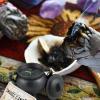 imageReusable 4Inch Cast Iron Cauldron Candle with Lid and Hanging Handle  Ritual ampamp Aromatherapy Candle for Spell Casting Smudging Home Cleansing  HerbInfused with Essential Oils EucalyptusWhite Sage