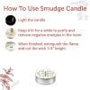 imageSOUL STICKS 12 Pack Little Smudgies Tealight Candles Smudge Candle for Cleansing House Meditation Chakra Healing  Made with Crystals and Herbs White Sage ampamp PeppermintWhite Sage  Dragons Blood
