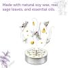imageSOUL STICKS 12 Pack Little Smudgies Tealight Candles Smudge Candle for Cleansing House Meditation Chakra Healing  Made with Crystals and Herbs White Sage ampamp PeppermintWhite Sage  Lavender