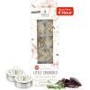 imageSOUL STICKS 12 Pack Little Smudgies Tealight Candles Smudge Candle for Cleansing House Meditation Chakra Healing  Made with Crystals and Herbs White Sage ampamp PeppermintWhite Sage  Dragons Blood
