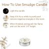 imageSOUL STICKS 12 Pack Little Smudgies Tealight Candles Smudge Candle for Cleansing House Meditation Chakra Healing  Made with Crystals and Herbs White Sage ampamp PeppermintWhite Sage  Cinnamon
