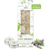 imageSOUL STICKS 12 Pack Little Smudgies Tealight Candles Smudge Candle for Cleansing House Meditation Chakra Healing  Made with Crystals and Herbs White Sage ampamp PeppermintWhite Sage  Patchouli