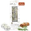 imageSOUL STICKS 12 Pack Little Smudgies Tealight Candles Smudge Candle for Cleansing House Meditation Chakra Healing  Made with Crystals and Herbs White Sage ampamp PeppermintWhite Sage  Cinnamon