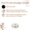 imageSOUL STICKS 12 Pack Little Smudgies Tealight Candles Smudge Candle for Cleansing House Meditation Chakra Healing  Made with Crystals and Herbs White Sage ampamp PeppermintPalo Santo