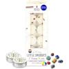 imageSOUL STICKS 12 Pack Little Smudgies Tealight Candles Smudge Candle for Cleansing House Meditation Chakra Healing  Made with Crystals and Herbs White Sage ampamp Peppermint7 Chakra