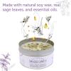 imageSOUL STICKS 2 Piece Smudge Kit Set Bundle  Smudge Candle ampamp Smudge Spray for Cleansing Meditation Healing Aromatherapy White Sage ampamp PeppermintWhite Sage  Lavender