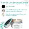 imageSOUL STICKS 2 Piece Smudge Kit Set Bundle  Smudge Candle ampamp Smudge Spray for Cleansing Meditation Healing Aromatherapy White Sage ampamp PeppermintWhite Sage  Eucalyptus