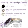 imageSOUL STICKS 2 Piece Smudge Kit Set Bundle  Smudge Candle ampamp Smudge Spray for Cleansing Meditation Healing Aromatherapy White Sage ampamp PeppermintWhite Sage  Lavender