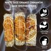 imageSOUL STICKS 3 Pack White Sage Orange Cinnamon Sage Smudge Sticks for Money Cleansing House Abundance Money Negative Energy Cleanse and Smudging with Starter Guide  4 Inch Bundles