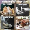 imageSOUL STICKS 3 Pack White Sage Orange Cinnamon Sage Smudge Sticks for Money Cleansing House Abundance Money Negative Energy Cleanse and Smudging with Starter Guide  4 Inch Bundles