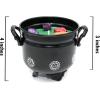 imageSOUL STICKS 4 Metal Cauldron Amber Patchouli Scented Candle with Dried Flowers with Handle Reusable for Spells Smudging Rituals ampamp Blessings Hamsa Hand7 Chakras