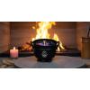 imageSOUL STICKS 4 Metal Cauldron Lavender Scented Candle with Dried Flowers with Handle Reusable for Spells Smudging Rituals ampamp Blessings 7 ChakrasHamsa Hand
