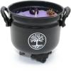 imageSOUL STICKS 4 Metal Cauldron Lavender Scented Candle with Dried Flowers with Handle Reusable for Spells Smudging Rituals ampamp Blessings 7 ChakrasTree of Life