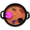 imageSOUL STICKS 4 Metal Cauldron Palo Santo Scented Candle with Dried Flowers with Handle Reusable for Spells Smudging Rituals ampamp Blessings Flower of LifeTree of Life