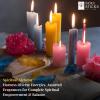 imageSOUL STICKS 4quot Scented Ritual Candles Chime Taper Premium Candles 20 pcs for Rituals Ceremonies Meditation Altar and Spells GrayLemongrassAssorted 10 Pack Ritual Candles