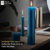 imageSOUL STICKS 4quot Scented Ritual Candles Chime Taper Premium Candles 20 pcs for Rituals Ceremonies Meditation Altar and Spells GrayLemongrassBlue  Peppermint Ritual Candles