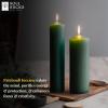 imageSOUL STICKS 4quot Scented Ritual Candles Chime Taper Premium Candles 20 pcs for Rituals Ceremonies Meditation Altar and Spells GrayLemongrassGreen  Patchouli Ritual Candles