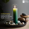 imageSOUL STICKS 4quot Scented Ritual Candles Chime Taper Premium Candles 20 pcs for Rituals Ceremonies Meditation Altar and Spells GrayLemongrassGreen  Patchouli Ritual Candles