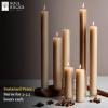 imageSOUL STICKS 4quot Scented Ritual Candles Chime Taper Premium Candles 20 pcs for Rituals Ceremonies Meditation Altar and Spells GrayLemongrassLight Brown  Sandalwood Ritual Candles