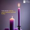 imageSOUL STICKS 4quot Scented Ritual Candles Chime Taper Premium Candles 20 pcs for Rituals Ceremonies Meditation Altar and Spells GrayLemongrassPurple  Violet Ritual Candles