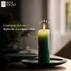 imageSOUL STICKS 4quot Scented Ritual Candles Chime Taper Premium Candles 20 pcs for Rituals Ceremonies Meditation Altar and Spells GrayLemongrassSage Green  Sage Ritual Candles
