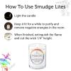 imageSOUL STICKS 6 Pack Smudge Lites Votive Candles  960 Grams Decor Spa Candles  12Hour Burn Time Candles for Cleansing Negative Energy Infused with Smudging Herbs  White Sage ampamp Lavender7 Chakras