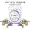 imageSOUL STICKS 6 Pack Smudge Lites Votive Candles  960 Grams Decor Spa Candles  12Hour Burn Time Candles for Cleansing Negative Energy Infused with Smudging Herbs  White Sage ampamp LavenderWhite Sage  Lavender
