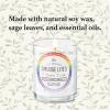 imageSOUL STICKS 6 Pack Smudge Lites Votive Candles  960 Grams Decor Spa Candles  12Hour Burn Time Candles for Cleansing Negative Energy Infused with Smudging Herbs  White Sage ampamp Lavender7 Chakras