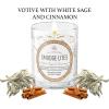 imageSOUL STICKS 6 Pack Smudge Lites Votive Candles  960 Grams Decor Spa Candles  12Hour Burn Time Candles for Cleansing Negative Energy Infused with Smudging Herbs  White Sage ampamp LavenderWhite Sage  Cinnamon