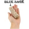 imageSOUL STICKS Beginners Mini Smudge Kit Includes White Sage 34 Abalone Shell Selenite Wand and Palo Santo with Smudging Guide Blue SageSage