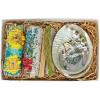 imageSOUL STICKS Floral Sage Smudge Kit  Gift Set with 2 Floral White Sage Smudge Sticks Smudge Shell Palo Santo Stick 4 Selenite Wand and Sweetgrass Rainbow with YellowBlues